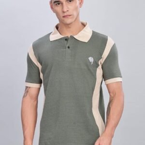 PR39||Olive &Cream|| 100% Cotton T-Shirt