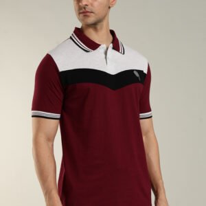 PR44||Maroon|| 100% Cotton T-Shirt